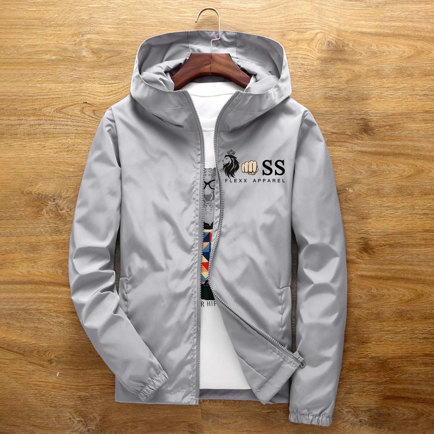 Mens Spring Fashion Loose Cardigan Zip-Up Jacket