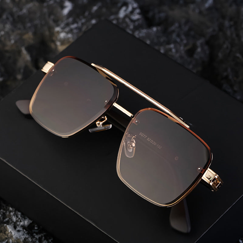 Men’s Square Sunglasses | UV400 Designer Look