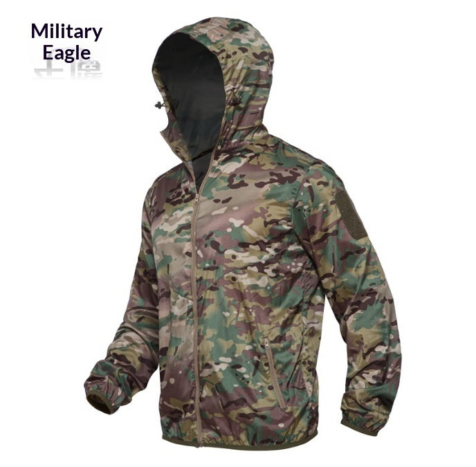 Quick Dry Camouflage Tactical Hooded Jacket UK | Unisex | Free Shipping