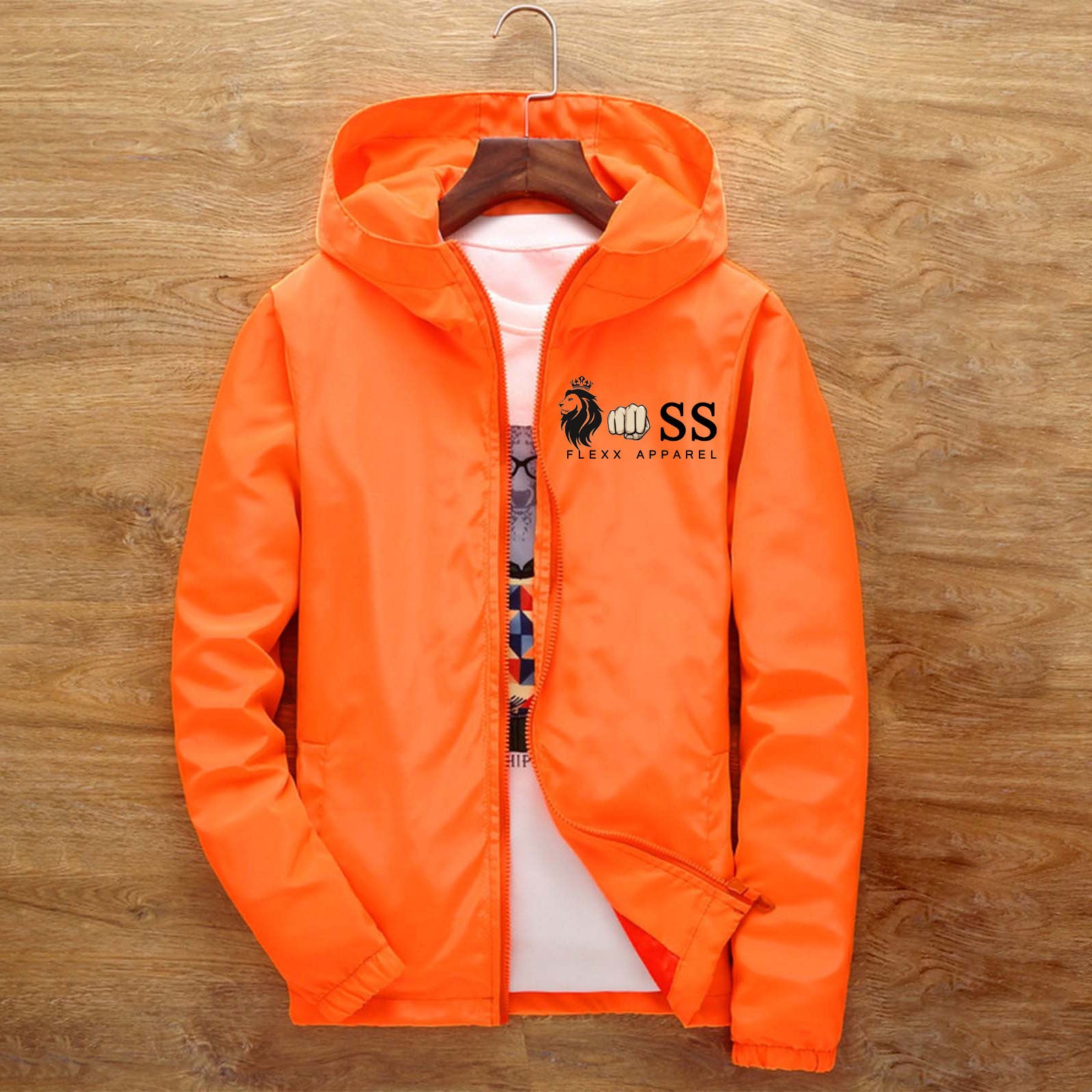 Mens Spring Fashion Loose Cardigan Zip-Up Jacket