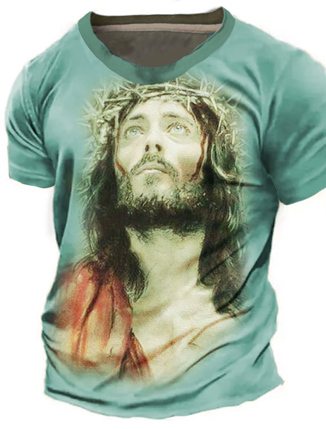 Men'S Retro Western Denim 3D Printed T-Shirt Personality Street Men'S T-Shirt Fitness Oversized T-Shirt Outdoor Fashion T-Shirt