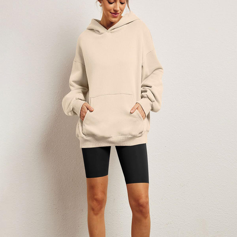 💖 Women’s Oversized Fleece Hoodie – Loose Fit Winter Pullover 💖