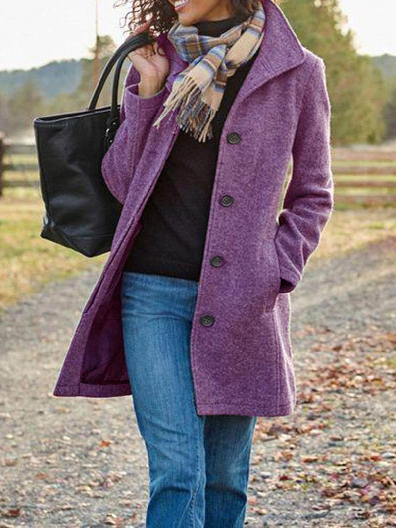 Slim Mid-length Jacket Women's Clothing
