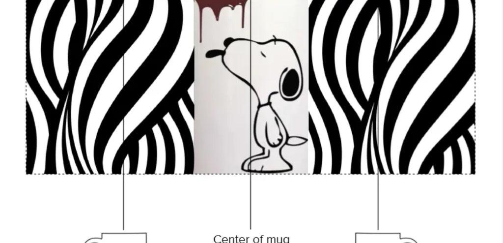 White glossy mug