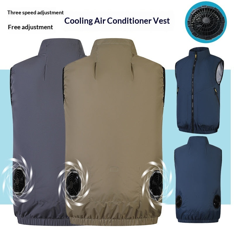 New Summer Fan-cooled Outdoor Clothing