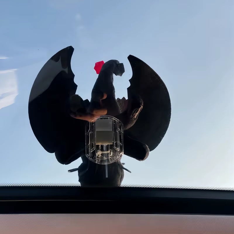 How to Train Your Dragon Toothless Car Motorcycle Helmet Decoration Little Black Dragon Doll Animation Periphe Birthday Present