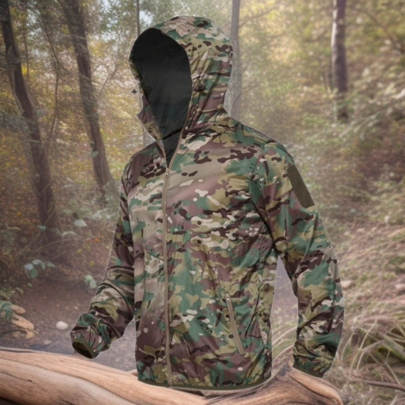 Quick Dry Camouflage Tactical Hooded Jacket UK | Unisex | Free Shipping