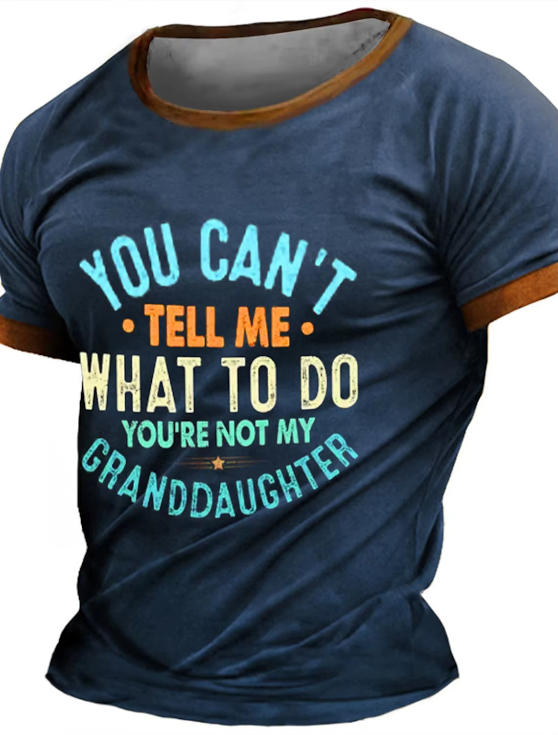 Men'S Retro Western Denim 3D Printed T-Shirt Personality Street Men'S T-Shirt Fitness Oversized T-Shirt Outdoor Fashion T-Shirt