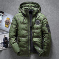 Men's Slim Thickened Short Waterproof Camouflage Down Jacket