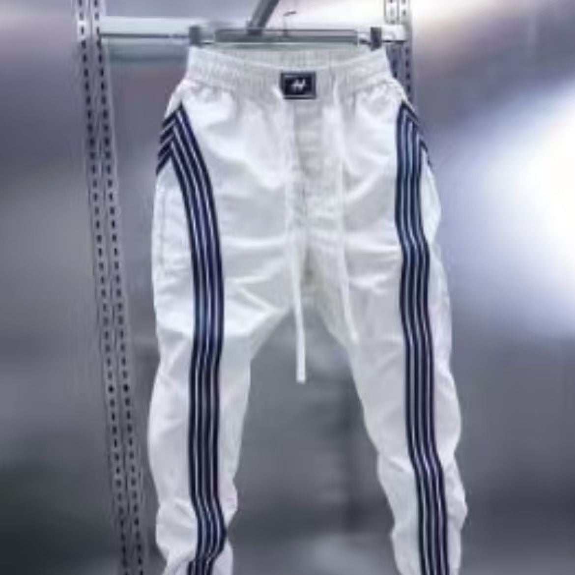 Mens Striped Jogger Casual Pants