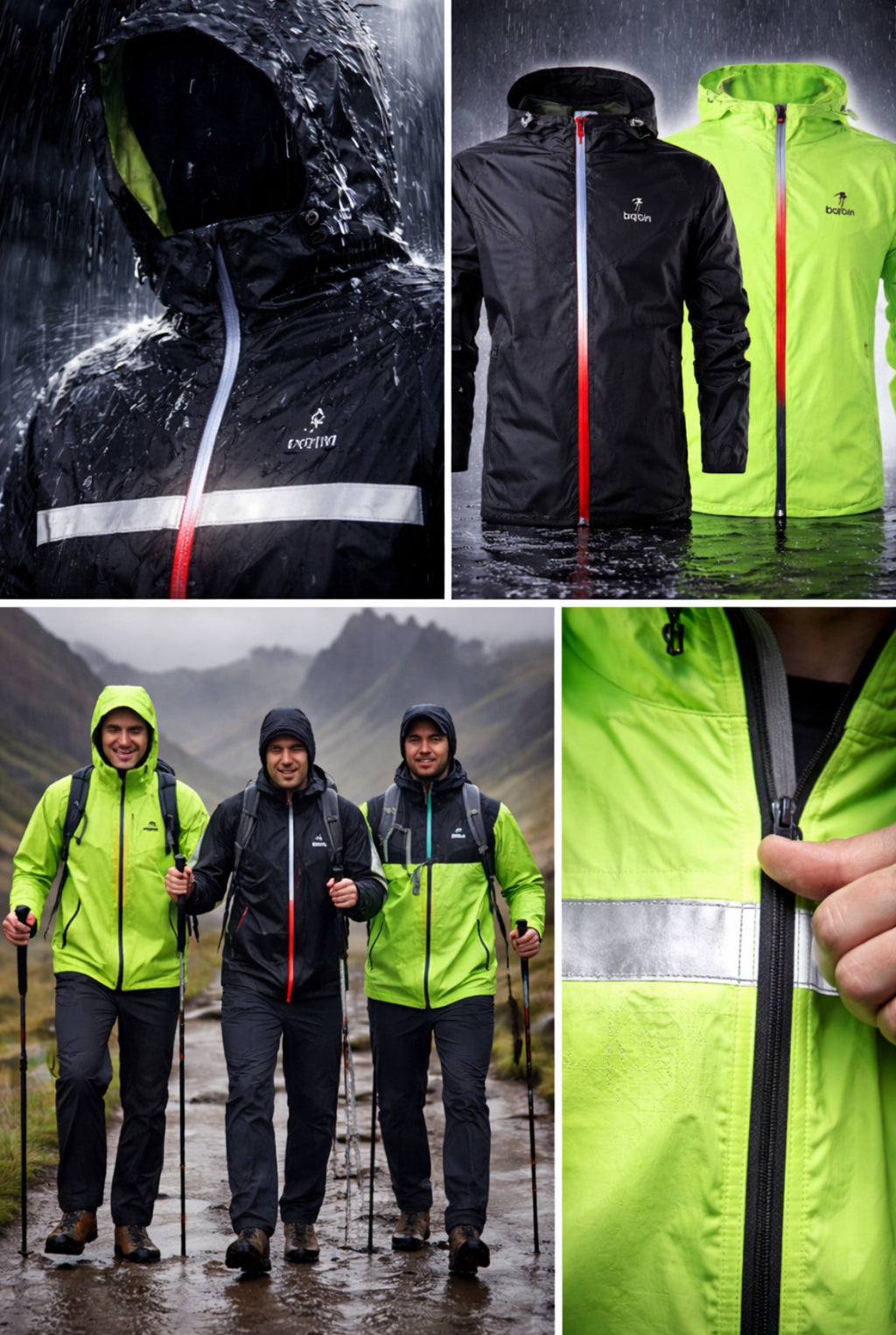 Lightweight Windbreaker Jacket | Waterproof Hooded Coat