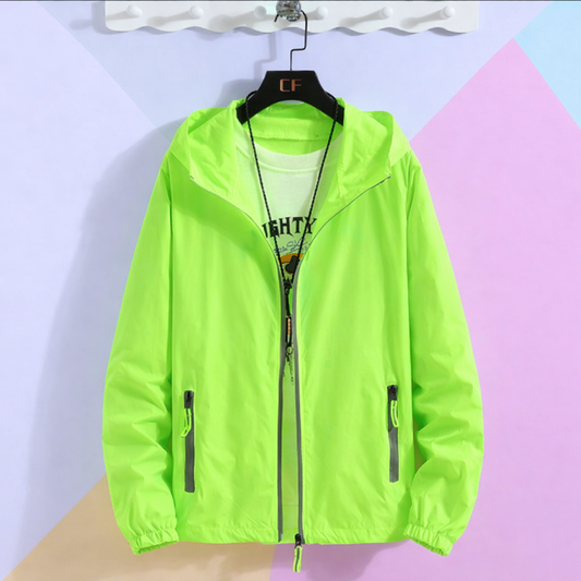 Reflective Zipper Sun Protection Clothes Men's Fishing Clothes