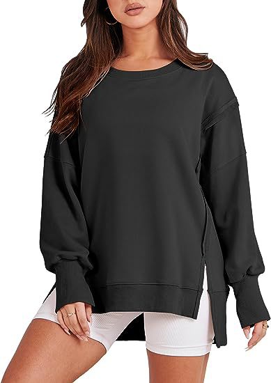 Oversized Sweatshirt Women| Casual Crew Neck Jumper