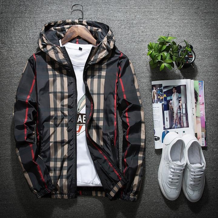 Men’s Camo Hooded Jacket – Lightweight Zip-Up Windbreaker (Spring/Autumn)