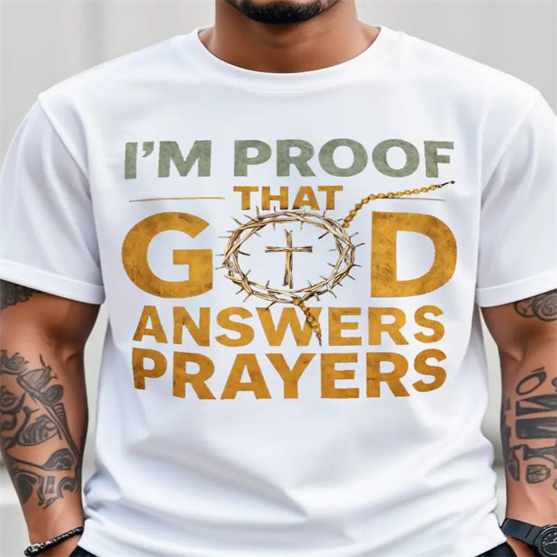 Christian Faith T-Shirt – Men’s Short Sleeve Tee UK