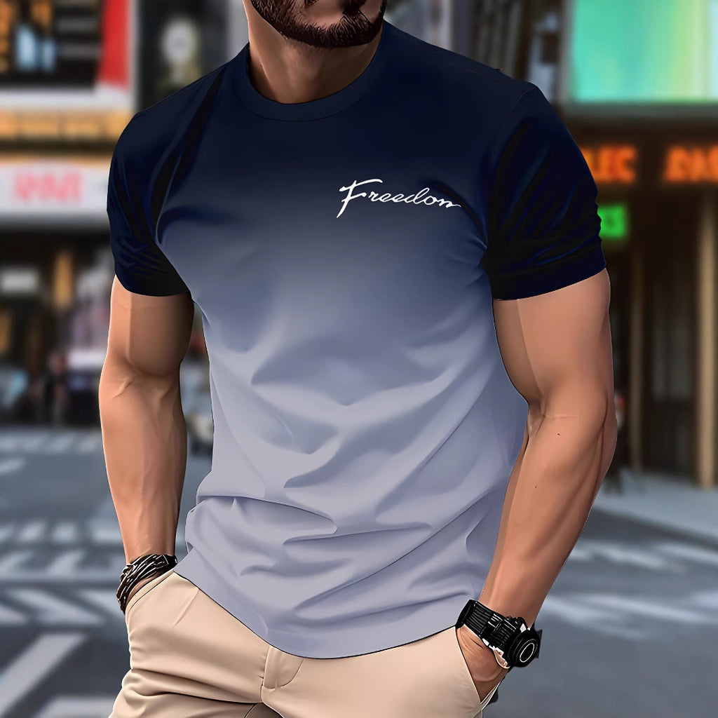 Men’s Graphic Summer T-Shirt | Casual Short Sleeve shirt - Cheshire Bargains