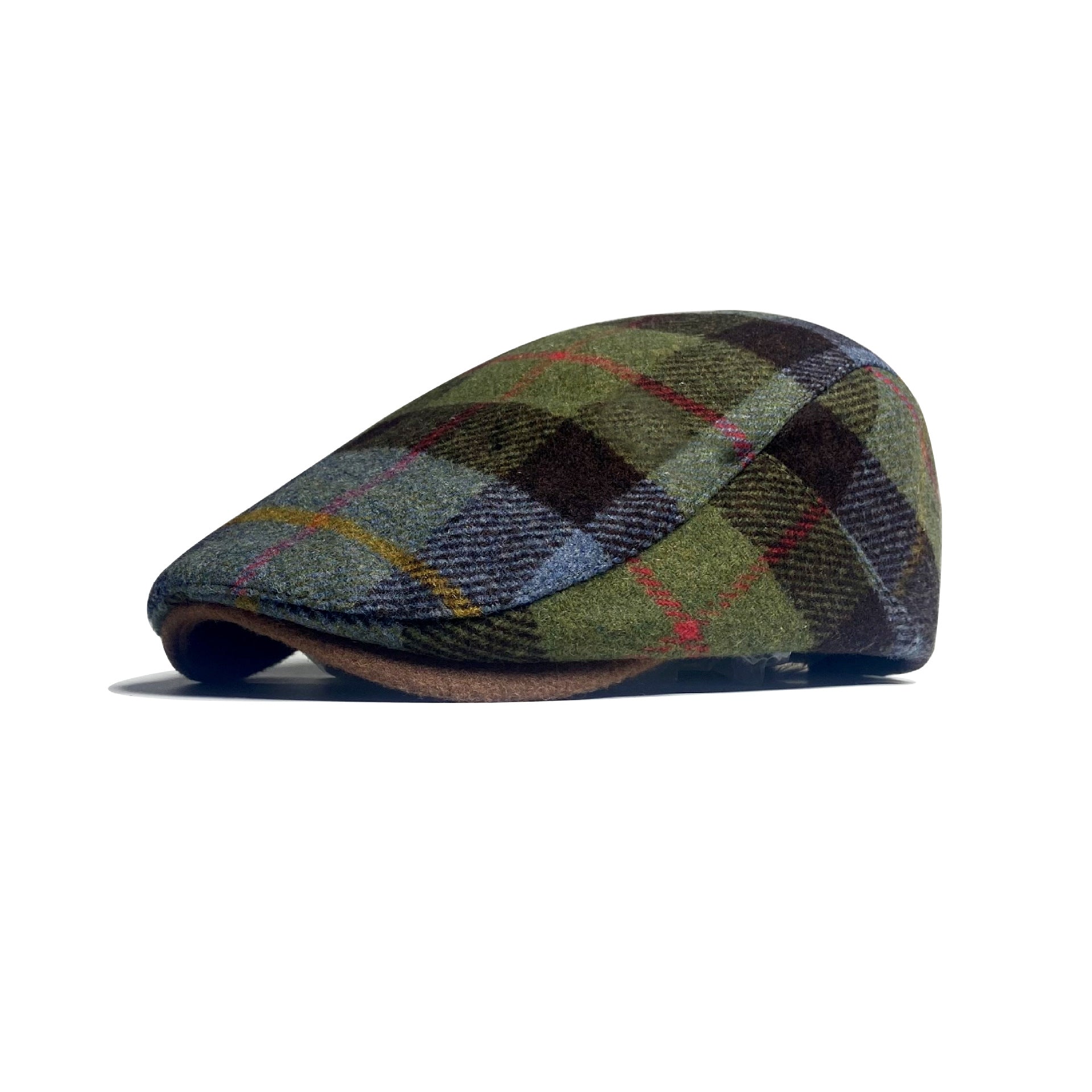 🧢 Men’s Retro Plaid Flat Cap