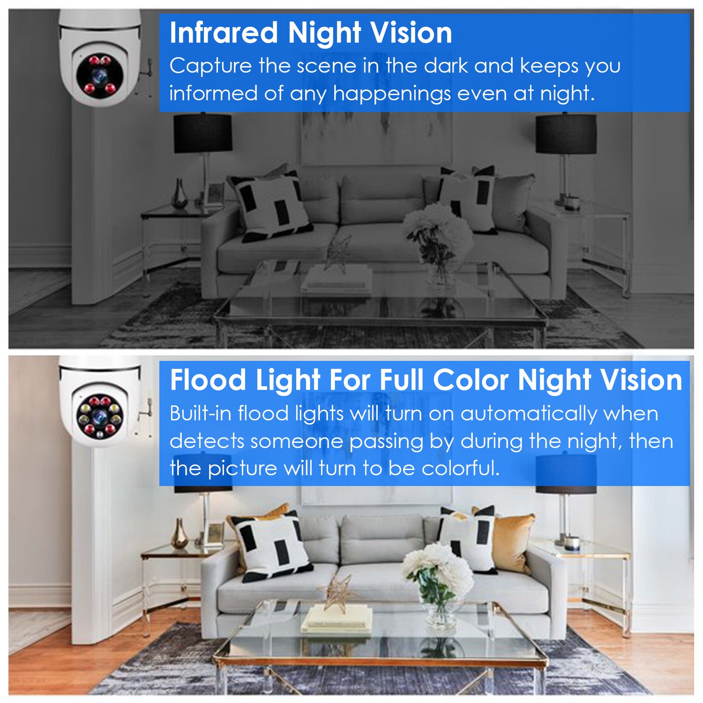 WiFi Bulb Camera 1080P