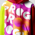 European Size Drop-shoulder Sleeve Casual Sports Hoodie Sweater