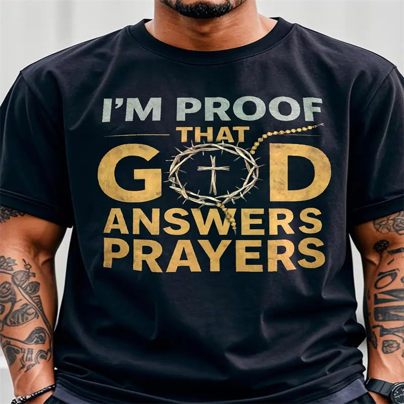Christian Faith T-Shirt – Men’s Short Sleeve Tee UK