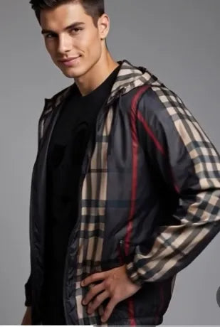 Men's Camo Jacket & Black Graphic T-Shirt 2-Piece Outfit Set