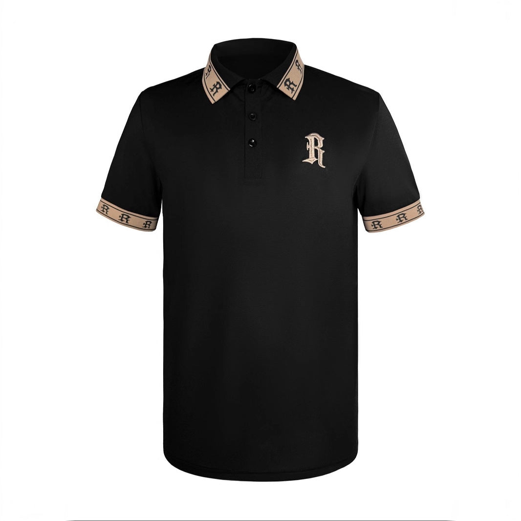 👕 Men’s Embroidered Casual Polo Shirt
