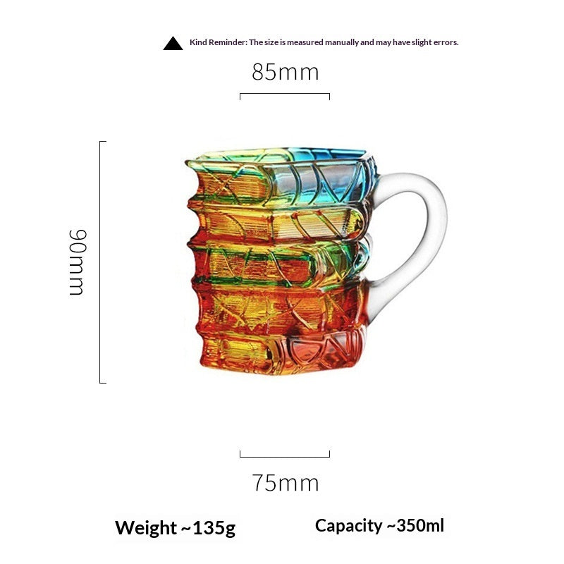 Book-Shaped Glass Mug– Heatproof