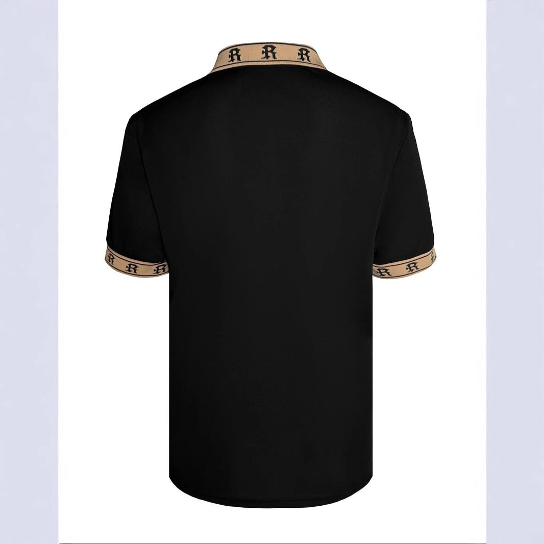 👕 Men’s Embroidered Casual Polo Shirt