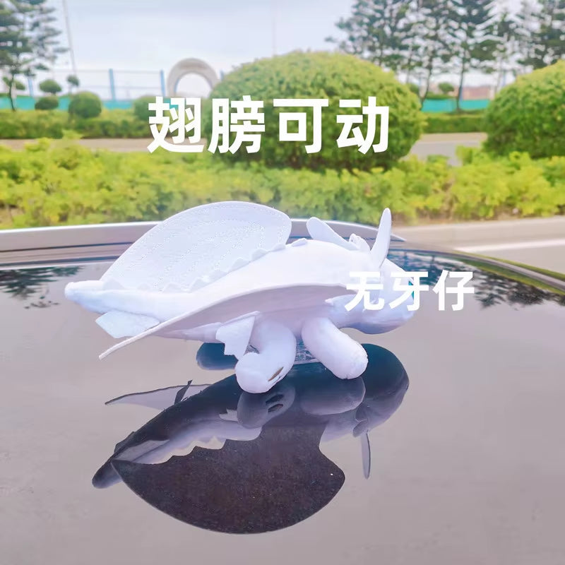 How to Train Your Dragon Toothless Car Motorcycle Helmet Decoration Little Black Dragon Doll Animation Periphe Birthday Present