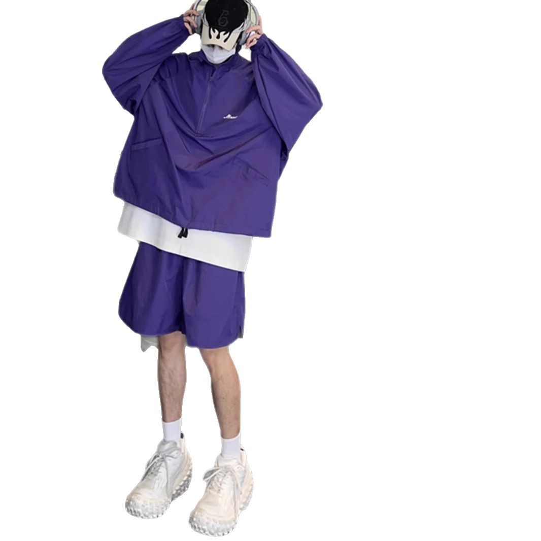 Mens Ice Silk Quick Dry Sports Set | 2 Piece Gym Outfit