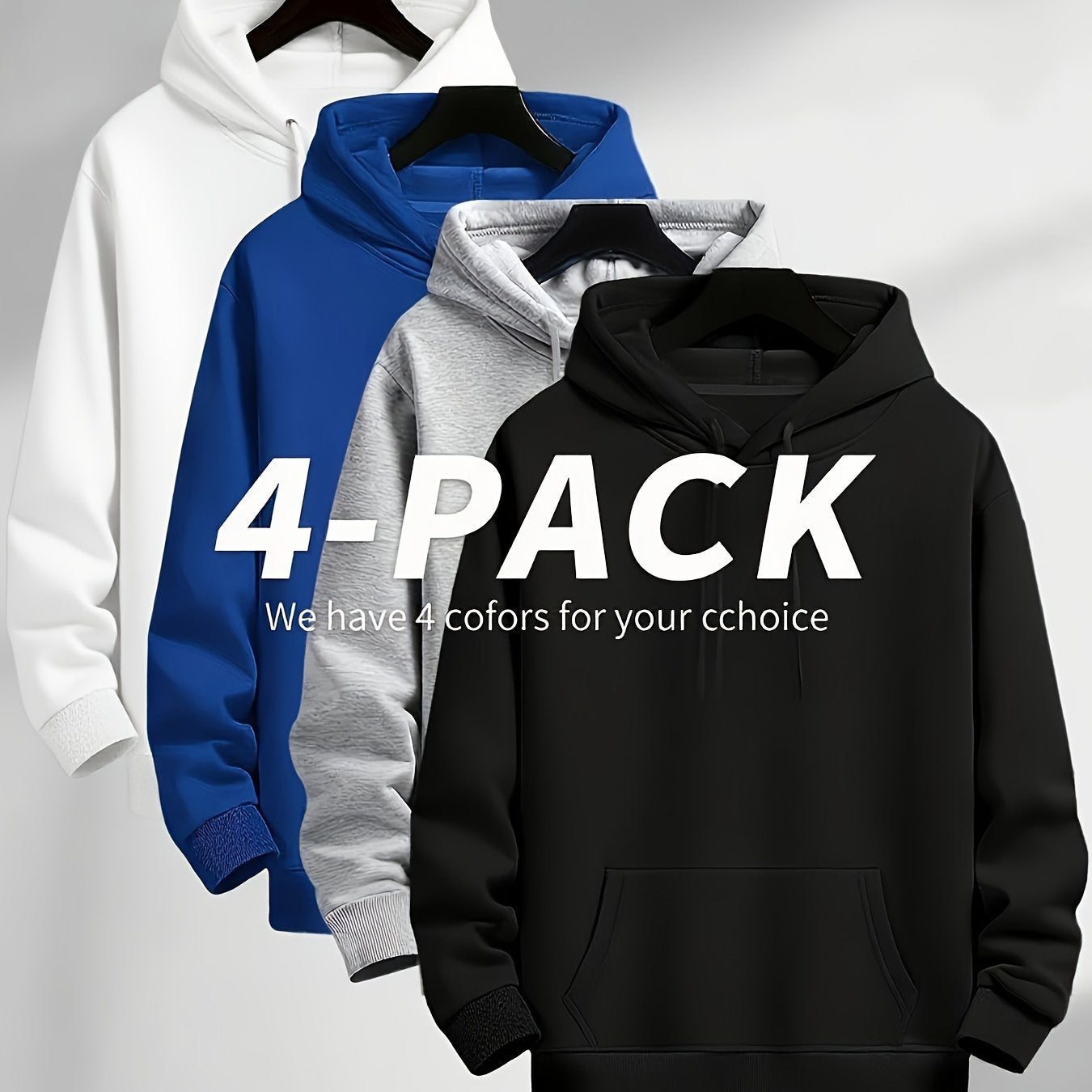 Men's Heavyweight Hoodie Kangaroo Pocket Sweatshirt