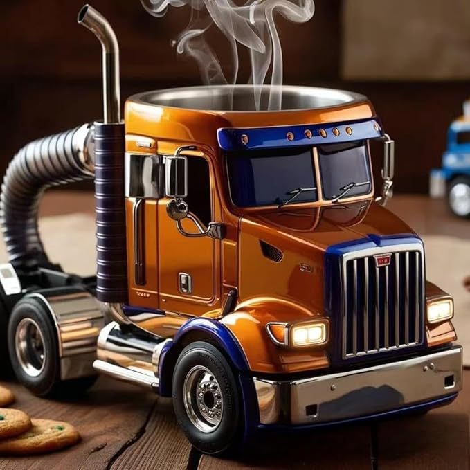 Trucker Coffee 3D Mug