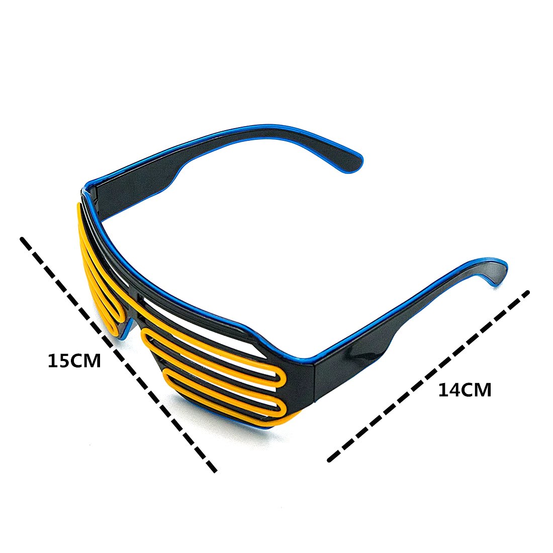 Glowing Glasses LED Gafas Luminous Bril Neon Christmas Glow Sunglasses Flashing Light Glass for Party Supplies Prop Costumes New