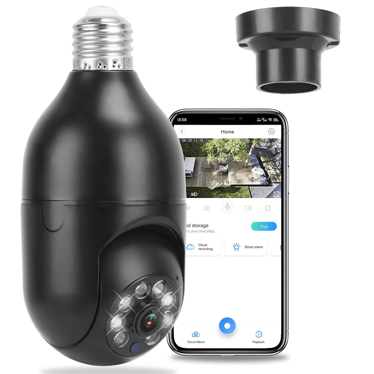 WiFi Bulb Camera 1080P