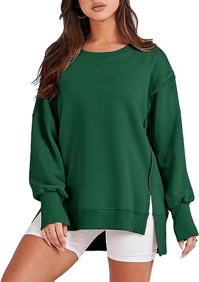 Oversized Sweatshirt Women| Casual Crew Neck Jumper