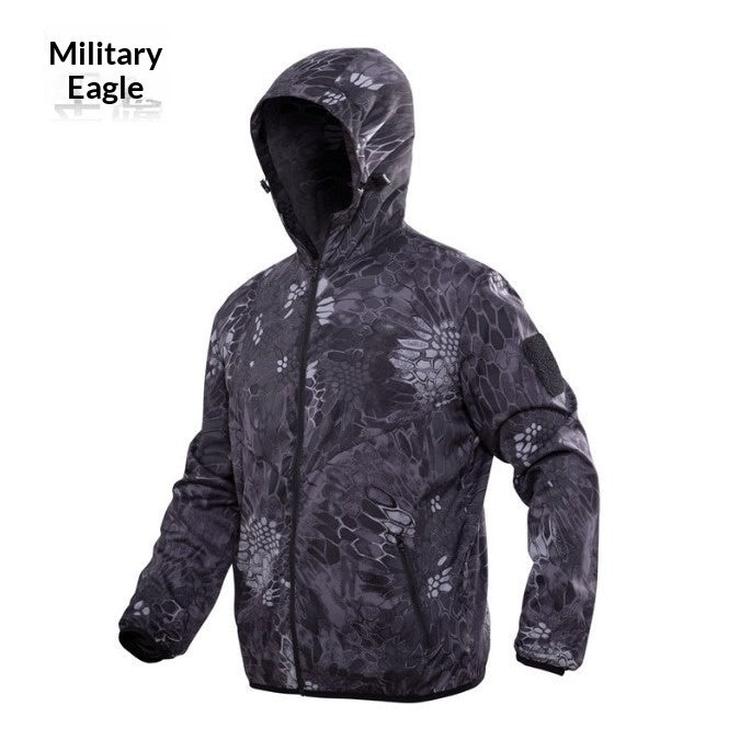 Quick Dry Camouflage Tactical Hooded Jacket UK | Unisex | Free Shipping