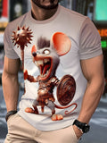 Men’s Graphic Summer T-Shirt | Casual Short Sleeve shirt - Cheshire Bargains