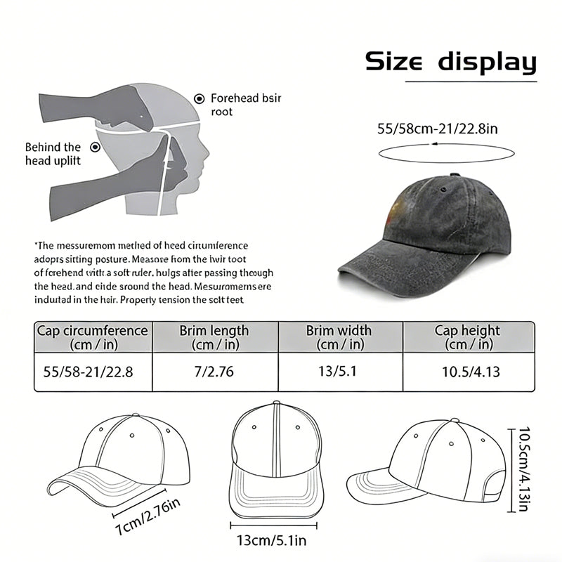 🧢 Golf Father Hat – Adjustable Cotton Baseball Cap