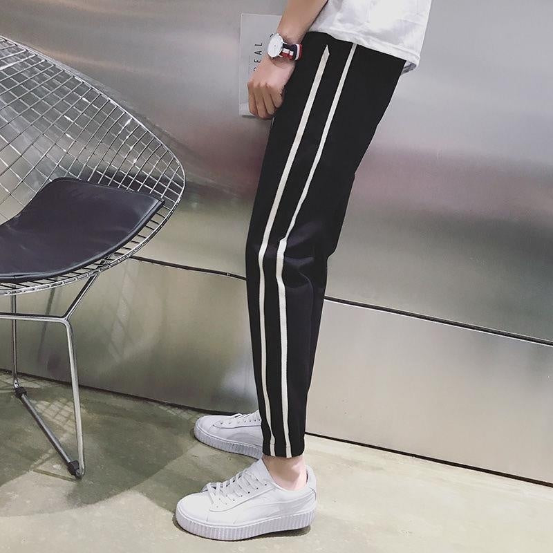 Stretchy Plus-Size Jogger With Drawstring Waist Mens Athletic Trousers