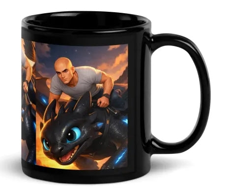 Black Glossy Mug