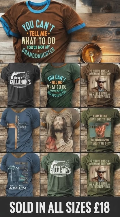 Men'S Retro Western Denim